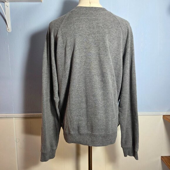 Star Wars Woman's Large Heathered Gray Imperial Patch Pullover Sweatshirt - Picture 6 of 11